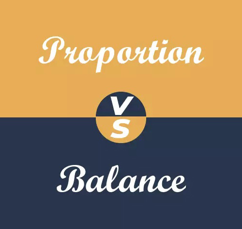Proportion vs Balance