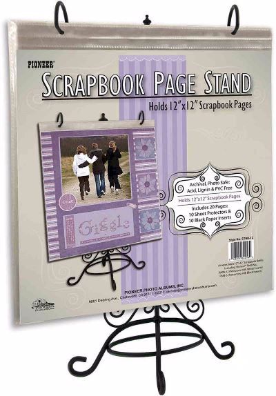 Scrapbook Page Stand