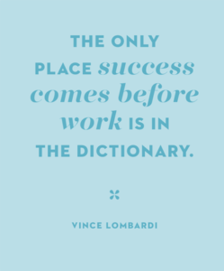 Work Before Success