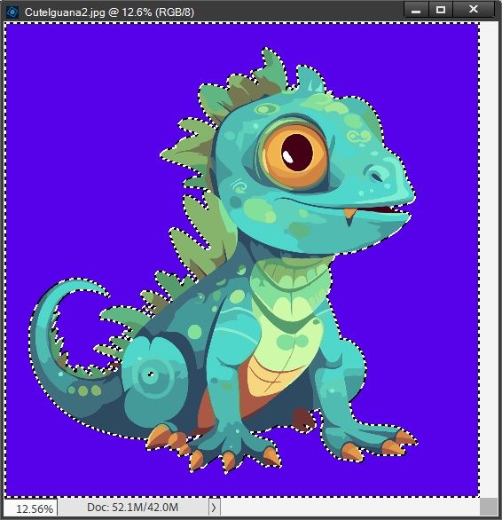 Iguana - Background Selected