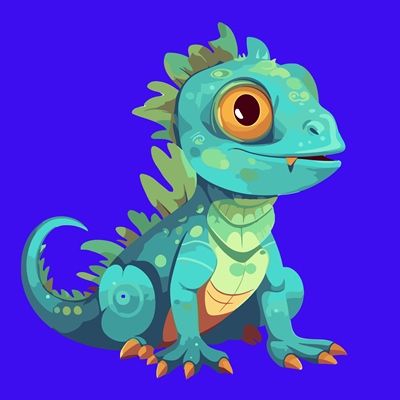 Cute Iguana