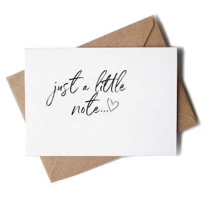 Just A Little Note