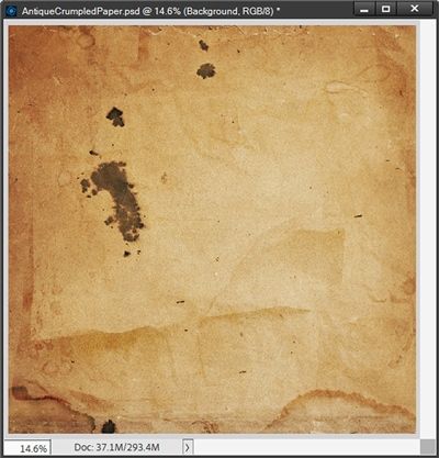 Vintage Crumpled Grunge Paper