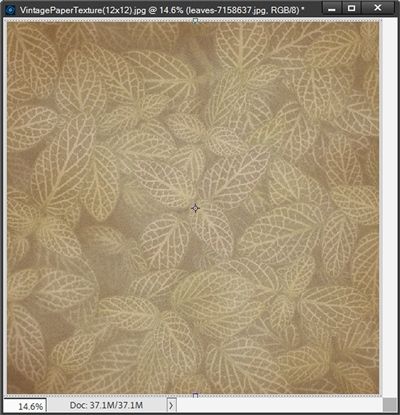 Antique Leaf Paper