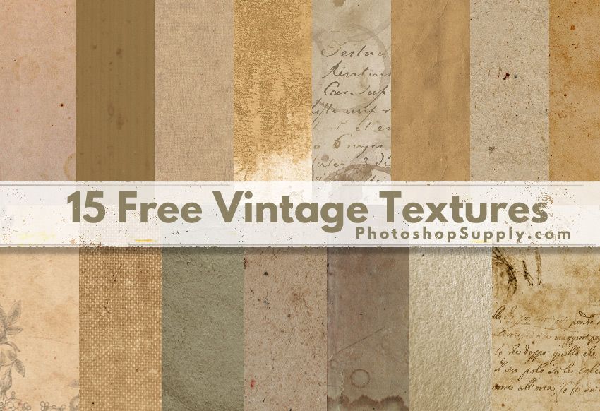Vintage Textures - Photoshop Supply