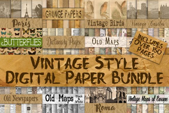Vintage Paper - Creative Fabrica