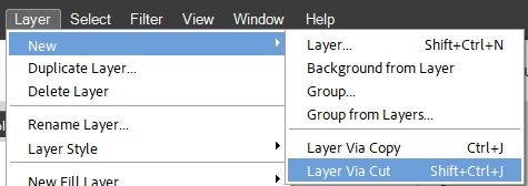 Layer Via Cut