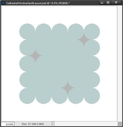 Quilt Background Circles