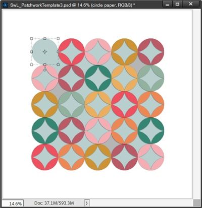 Quilt Circle Shape Active
