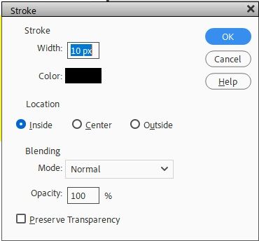 Stroke Settings