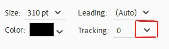 Tracking Dropdown