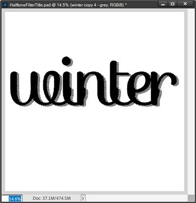 Script Letters Overlapped
