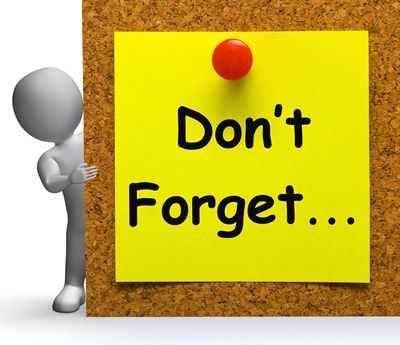 Don't Forget