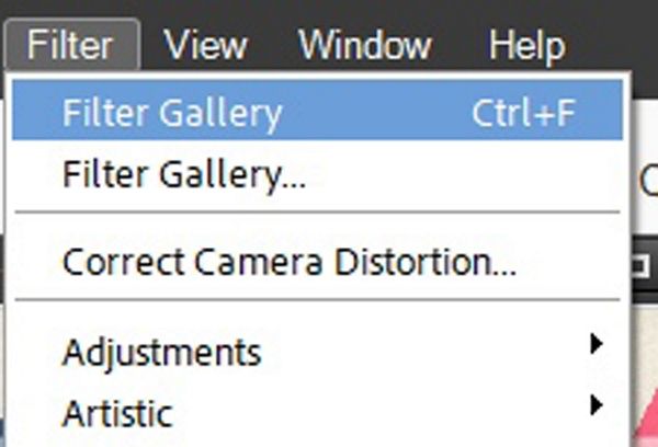 Filter Gallery List