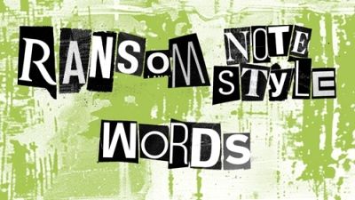Ransom Word Art