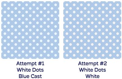 Blue vs. White Dots