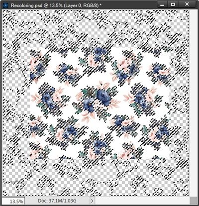 Flowers Selected - Outside Mask