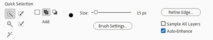 Quick Selection Tool