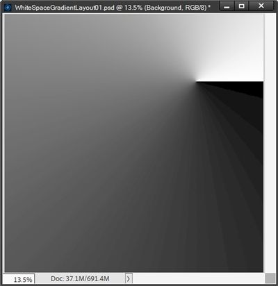 Partial Gradient Top - Right