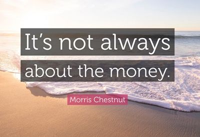 Not About Money