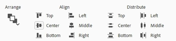 Arrange Options