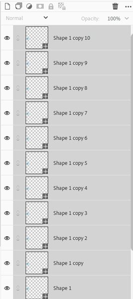 Layers Selected