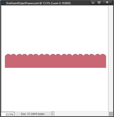 Scallop Border - Heart